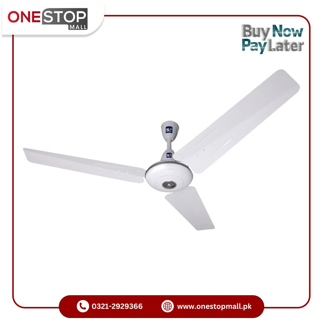 Pak Ceiling Fan Deluxe Model 56 Inch Copper Winding Energy efficient Electrical Steel Sheet Brand Warranty