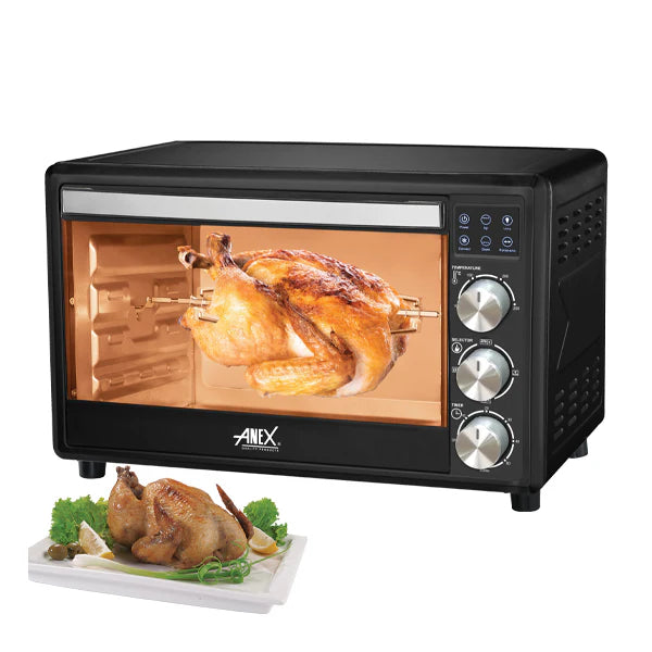 ANEX AG-3075 Deluxe Oven Toaster | Bake, Roast, Grill & Toast | 2 Years Warranty