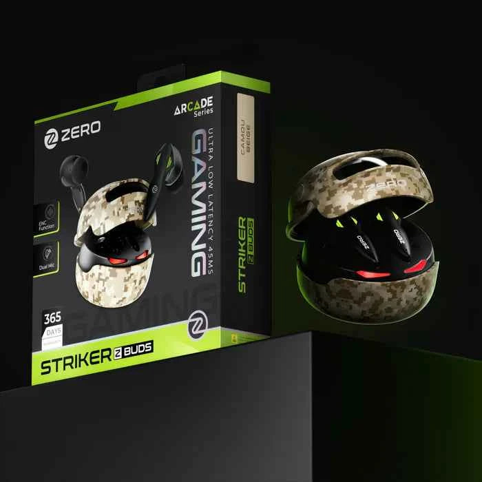 Zero Striker Earbuds Bluetooth Version 5.4V Battery Capacity for buds 35mAh Brand Warranty