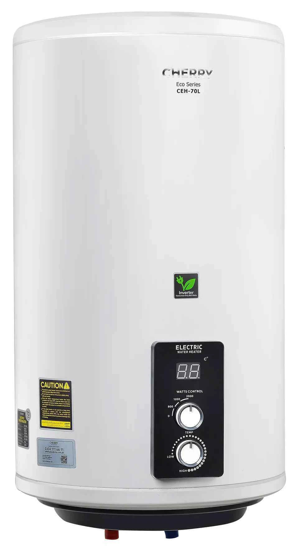 Cherry ECO Series CEH-70L Electric Water Heater Digital Watt Control & Temperature Control, Inverter Energy Saving Geyser (Copy)