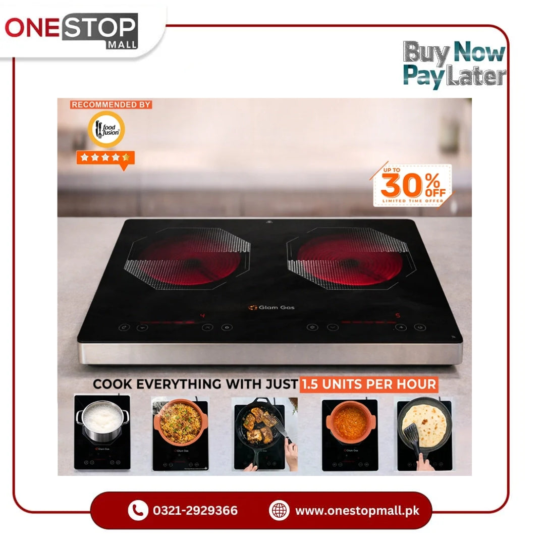 Glam Gas Infrared Ceramic Cooker Hot Plate Choolah Hot Glow-920