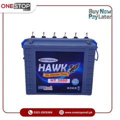 Hawk HT-3500 Tall Tubular Battery 300AH 09 Plates ( Only For Karachi )