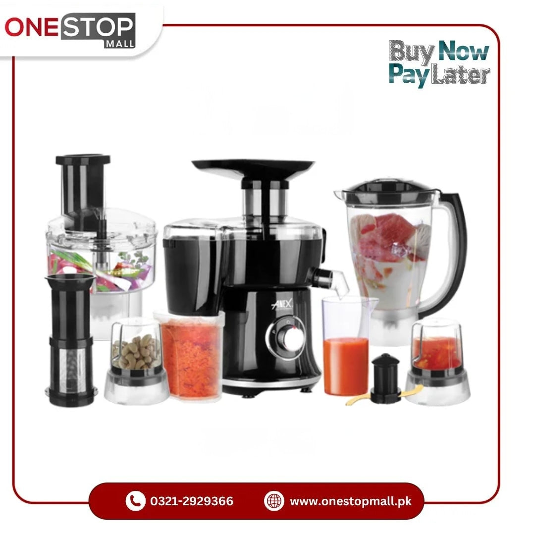 ANEX AG-3153EX Deluxe Kitchen Robot Versatile Kitchen Robot Can Quickly & Easily Chop