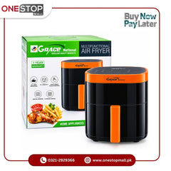 Grace National Air Fryer Model 5002 – 5L Multifunctional Digital Air Fryer Brand Warranty