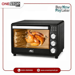 ANEX AG-3075 Deluxe Oven Toaster | Bake, Roast, Grill & Toast | 2 Years Warranty