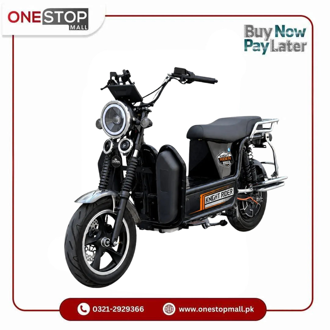 Crown Knight Rider Electric Bike ( Only For Karachi Self Pickup ) ( Without Registration )