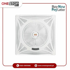 GFC False Ceiling Fan 2'x2' Fitting Remote Control 16 inch Energy efficient Electrical Steel Sheet and 99.9% Pure Copper Wire Brand Warranty