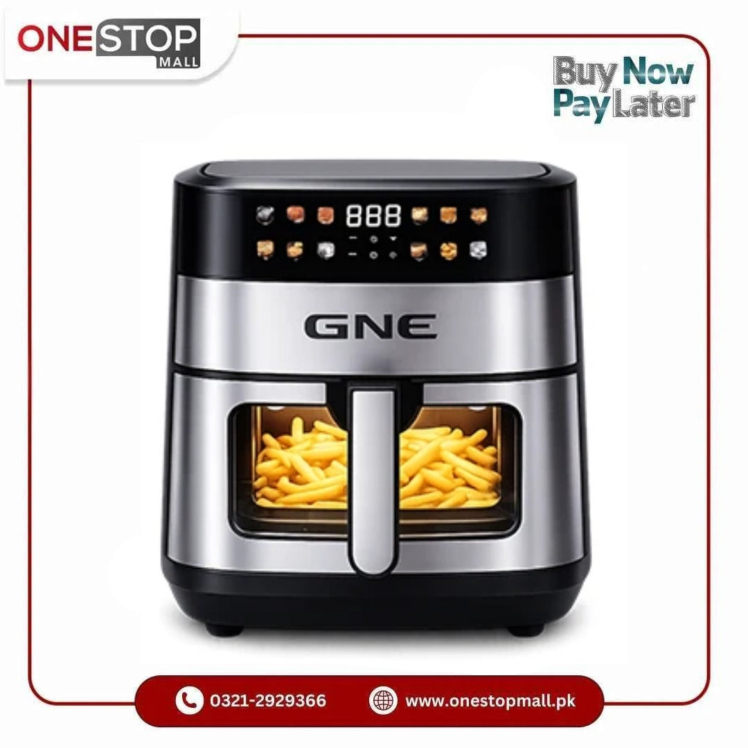 Gaba National Air Fryer King Size - GN-9526 Digital Touch Control Panel Brand Warranty