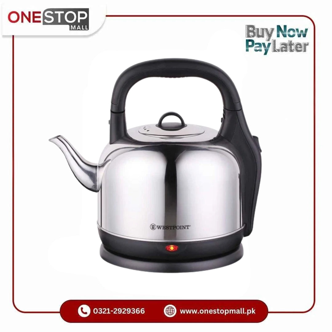 Westpint Professional Cordless Electric Kettle WF-6178C Stainless Steel Brand Warranty