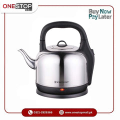 Westpint Professional Cordless Electric Kettle WF-6178C Stainless Steel Brand Warranty