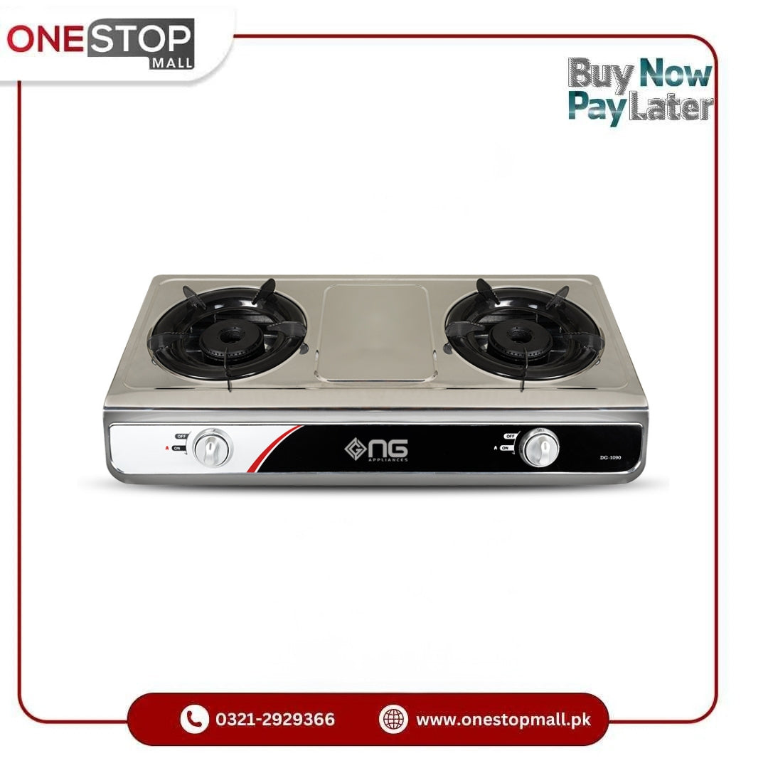 Nasgas Gas Stoves DG-1090 Double Steel, Large Body, Heavy Ring 1 Year Brand Warranty