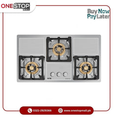 Nasgas Built In Hobs DG-227 S (Steel Top) Heavy gauge steel top 1 Year Brand Warranty