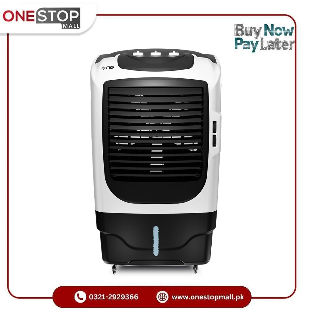 Nasgas Room Air Cooler Model NAC-9800 220 Volt Unique & Stylish Design Cooling With ice Box 1 Year Brand Warranty