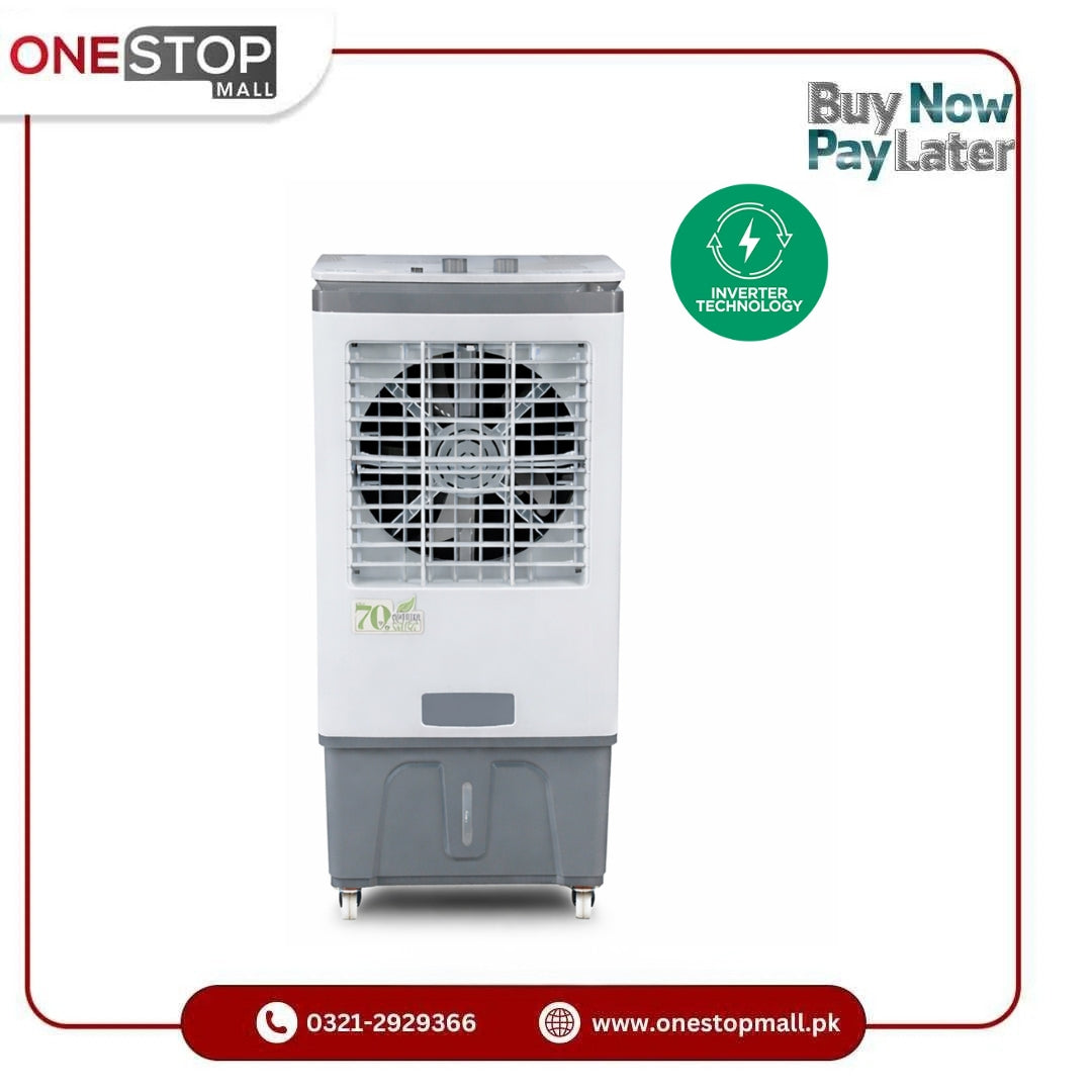 Nasgas Inverter Room Cooler Model NAC-2100 Cooling Box (For Re-Freezable Ice Packs Evaporative Cooling Pad