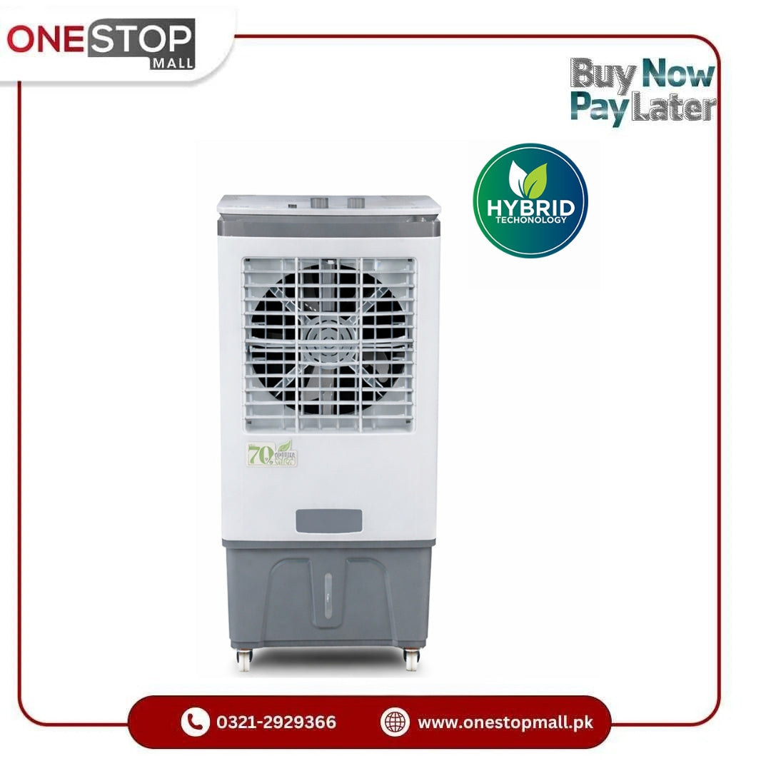 Nasgas Inverter Room Cooler AC DC Model NAC-2100 Cooling Box (For Re-Freezable Ice Packs Evaporative Cooling Pad 1 Year Brand Warranty