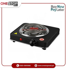 RAF Electric Stove R.8010BB – 1000W Single Burner 140mm Heating Plate