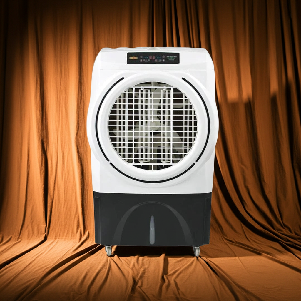 Super Asia Hybrid Room Cooler ECM-4600 Auto AC DC Advance Technology Remote Control With Touch Panel Energy Saver Turbo Fan With Ice Box New Model Brand Warranty