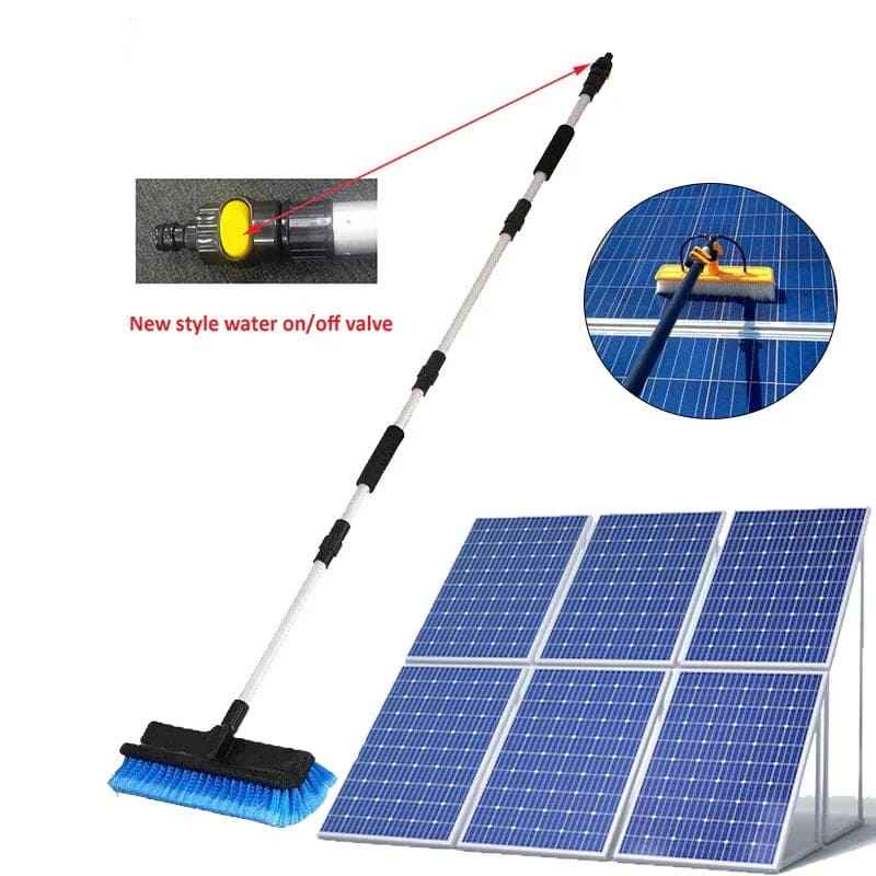 Imported Solar Cleaning Brushes 12 Feet Solar Panel / Window / Glass T ...