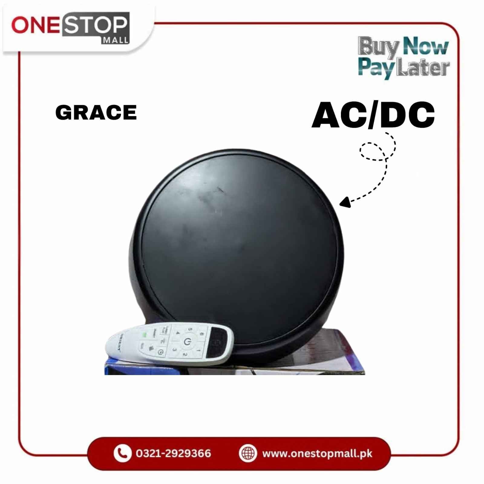 Orient Ceiling Fan AC DC Grace MODEL 56'' with (30WATTS OPTIONS) Brand Warranty