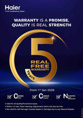 Haier 1.5 Ton HSU-19HFAB Air Conditioner T3 Series Heat and Cool (Grey) 10 Years Warranty