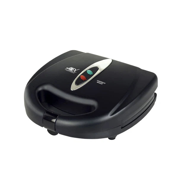 ANEX AG-1035 Deluxe Sandwich Maker Nonstick Coated Plates For Easy Cleaning Brand Warranty
