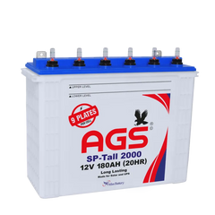 AGS Tubular Battery SP Tall 2000 9Plates (12V 180AH, 20HR) 6 Months Brand Warranty
