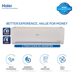 Haier Triple Inverter Series Air Conditioner (HSU-24HFCD-USDC(W)) 10 Years Warranty