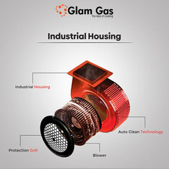 Glam Gas Kitchen Hood (Model-Wave) Size - 90cm 35 inche 3 Speed Motor Touch Panel Brand Warranty