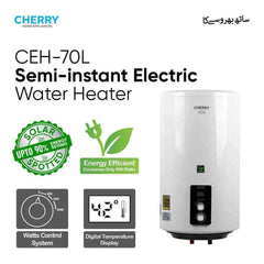 Cherry ECO Series CEH-70L Electric Water Heater Digital Watt Control & Temperature Control, Inverter Energy Saving Geyser (Copy)