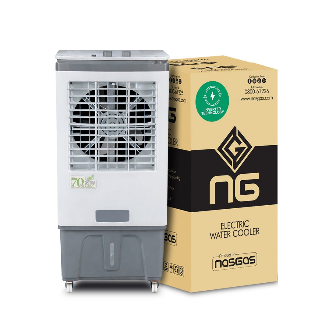 Nasgas Inverter Room Cooler Model NAC-2100 Cooling Box (For Re-Freezable Ice Packs Evaporative Cooling Pad