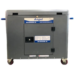 Angel Generator  AG 10000 W-SE - 8.0 KVA ( 6500 Watt Petrol + Gas Engine Euro 5 Seriese / 100% Copper Windding / Key + Rope Start VFT System / Industrial Sockets  6 Months Brand Warranty