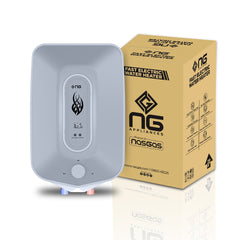 Nasgas Electric Geyser 30Ltr SEM-300 Plus Solar Friendly Series Semi Instant Electric Water Heater Dual Watts Option