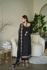 03 Piece Unstitched Embroidered Festive Eid Collection - Design 15