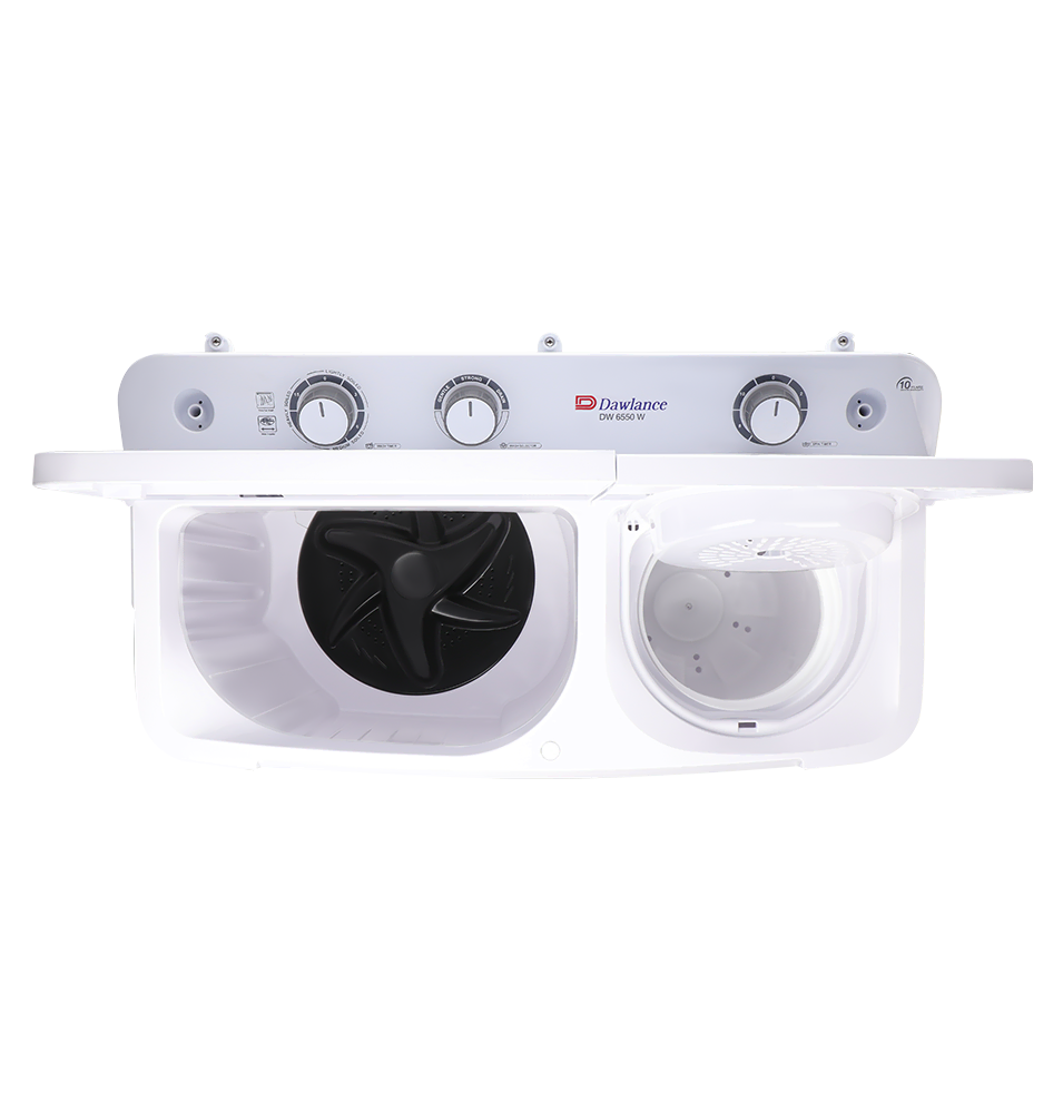 Dawlance Washing Machine  DW 6550 W Semi Automatic  Warranty: 1 Years Parts + 10 years Motor Warranty