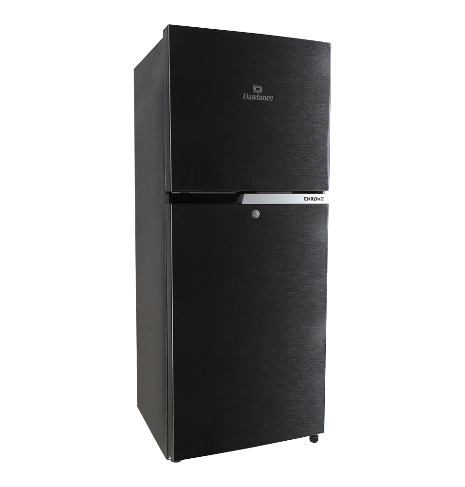 Dawlance Refrigerator 9173WB Chrome Black Copper Double Door Refrigerator