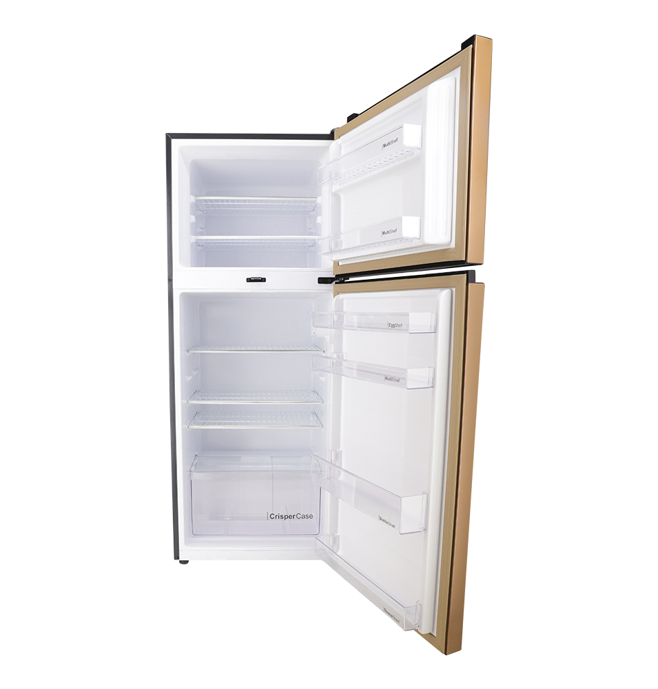 Dawlance Refrigerator 9173WB Chrome Black Copper Double Door Refrigerator