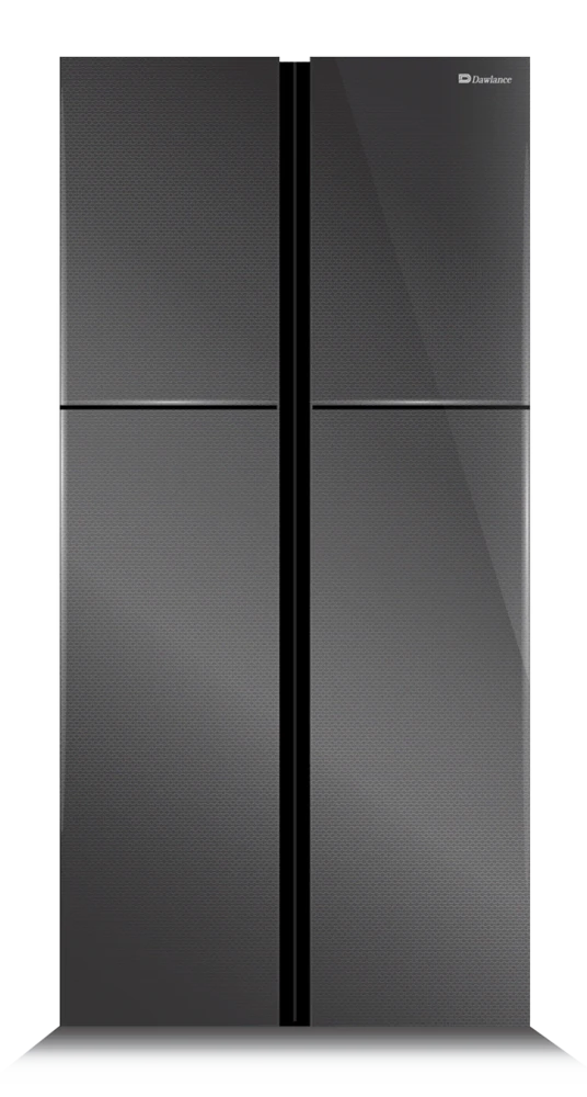dawlance DFD 900 Glass Door Inv Black Honey Comb Multi Door Refrigerator