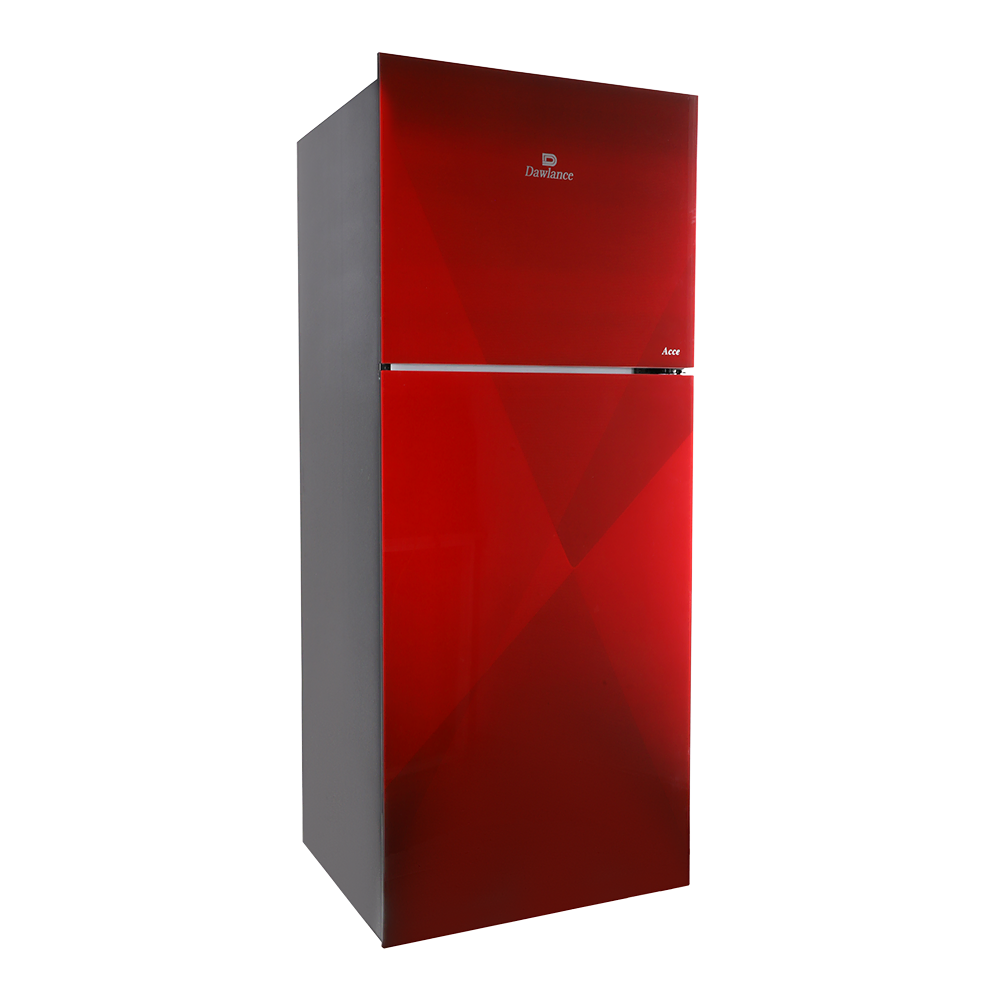 Dawlance Refrigerator 9173 Acce Coral Red Double Door Brand Warranty