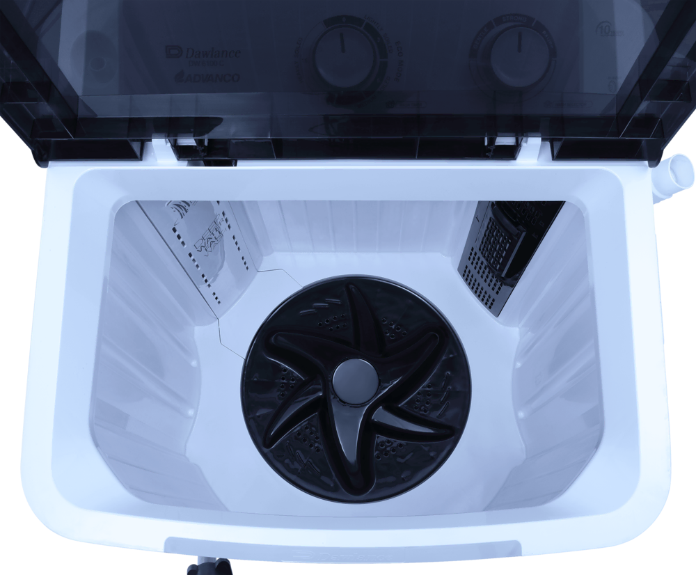 Dawlance Washing Machine 10KG DW 6100W Semi Automatic White Brand Warranty