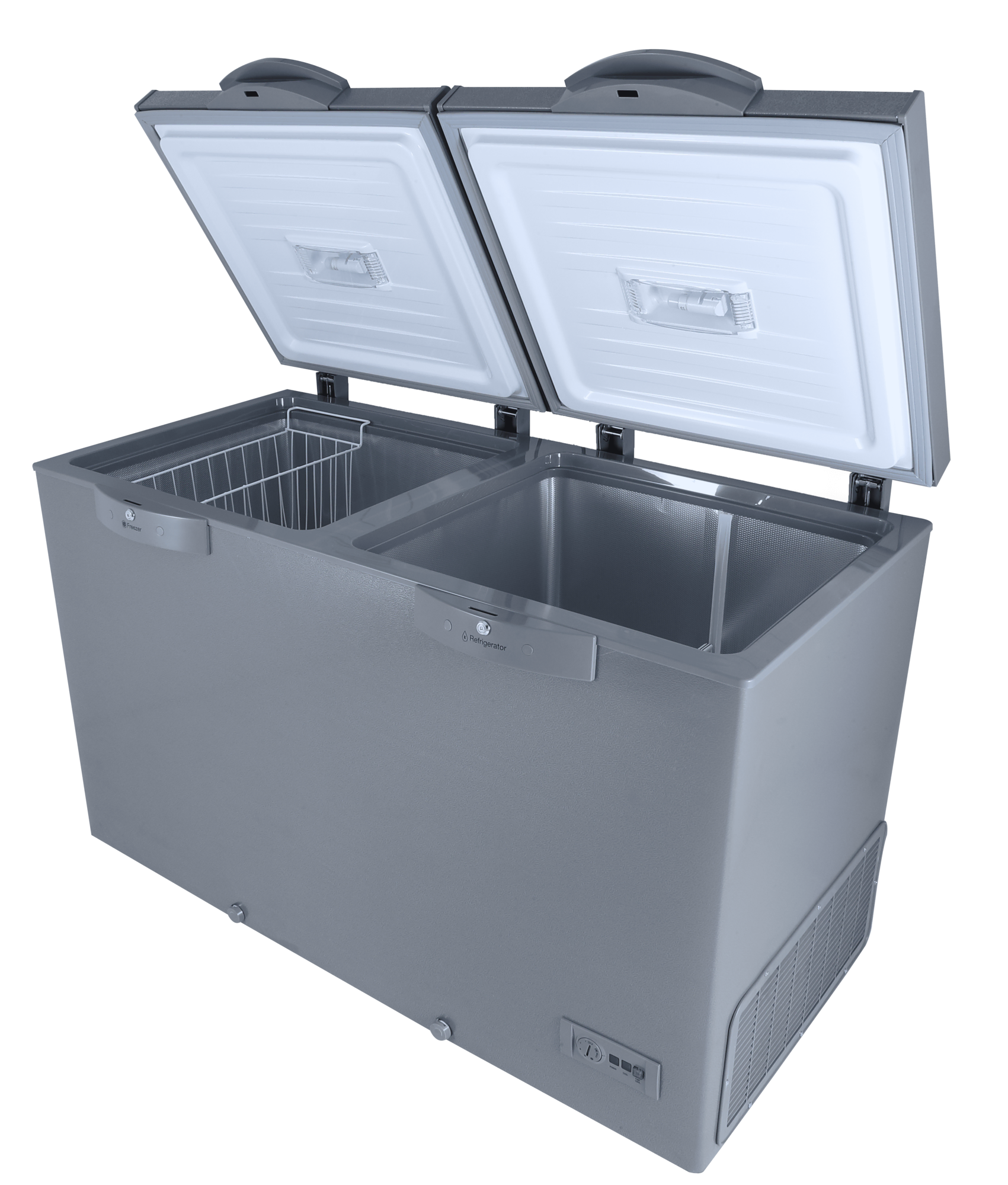 Dawlance Deep Freezer 91998 Signature Inverter Grey Twin Door Freezer Brand Warranty