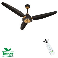 Tamoor Ceiling Fan Antique Model 30 Watt | Eco-Smart Series Energy Saver Brand Warranty