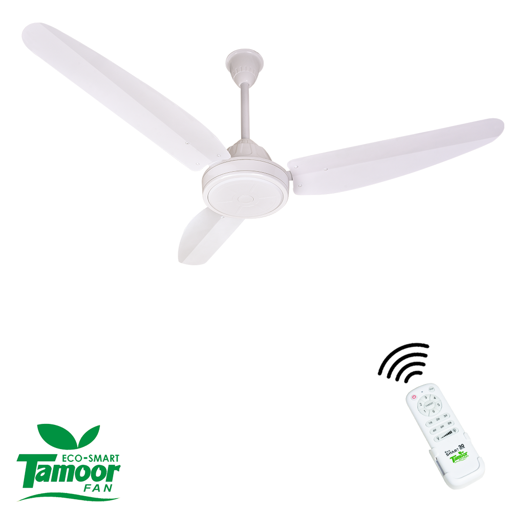 Tamoor Ceiling Fan 30W Magnum Model White | Eco-Smart Series Color 1 Year Brand Warranty
