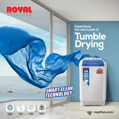 Royal Washing Machine RW-1010SB Washjng Capacity 10 KG Plastic Body 1 Year Brand Warranty
