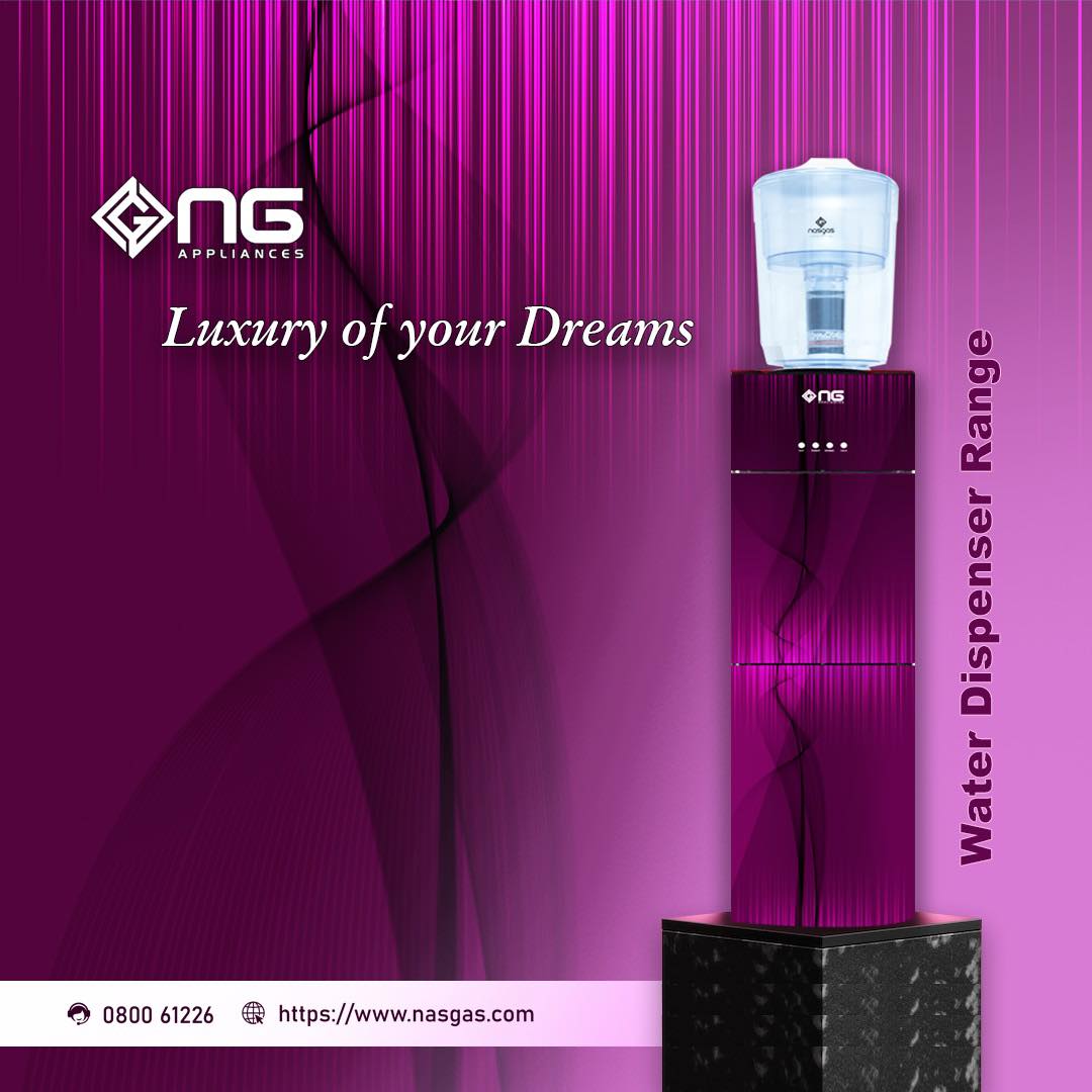 Nasgas Water Dispenser NWD 200 (3 Taps) High Efficiency OnestopMall