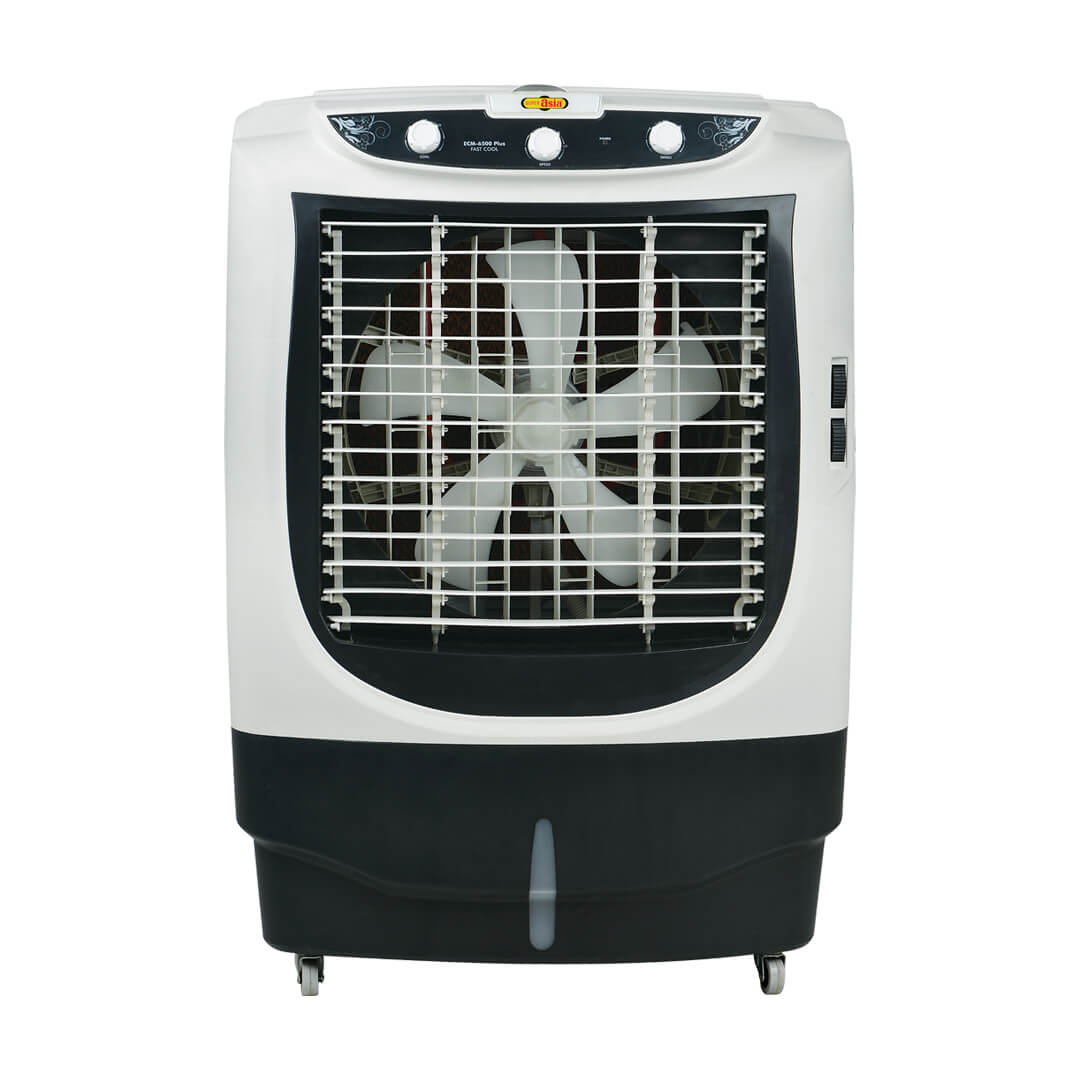 Super Asia Room Cooler ECM 6500 Plus Fast Cool Power Only 220 Volts Powerful & energy efficient motor 1 year Brand Warranty