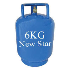LPG Gas Cylinder NewStar With Safety Valve & Stove  2Kg , 4Kg , 6Kg , 8Kg Available