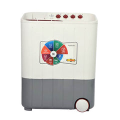 Super Asia Washing Machine SA-244 7 KG Twin Tub Shock & Rust Proof Plastic Body 1 Year Warranty