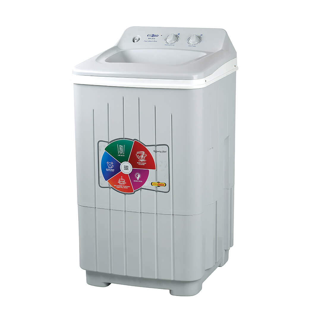 Super Asia Washing Machine SA-272 Laundry Double Strom Pulsator Power Full Copper Motor 1 Years Brand Warranty