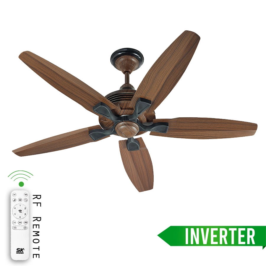 SK Ceiling Fan Iris Model Copper 56 Inch Inverter fan With Remote Control New Model Brand Warranty